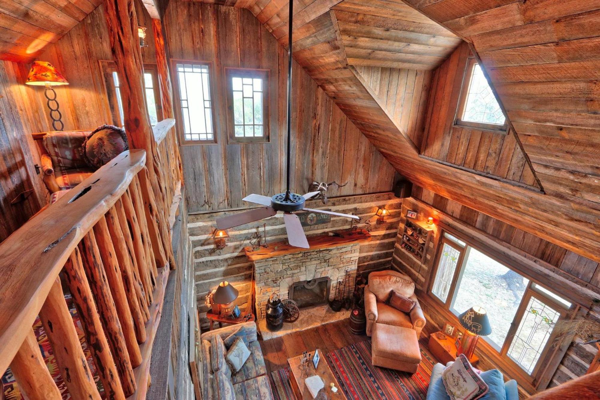 Log Cabin At Old Glory Ranch Wimberley Exteriér fotografie