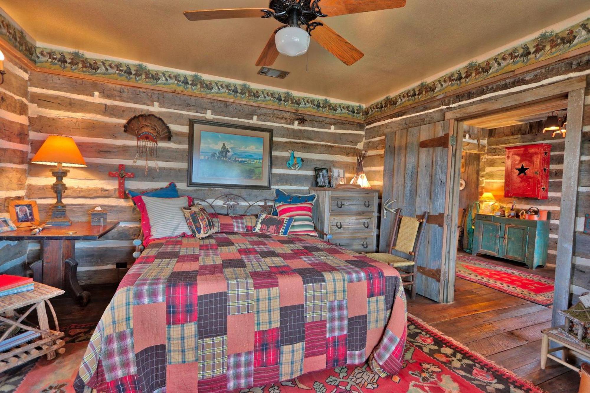Log Cabin At Old Glory Ranch Wimberley Exteriér fotografie