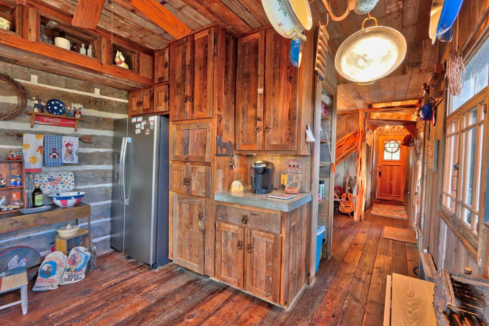 Log Cabin At Old Glory Ranch Wimberley Exteriér fotografie