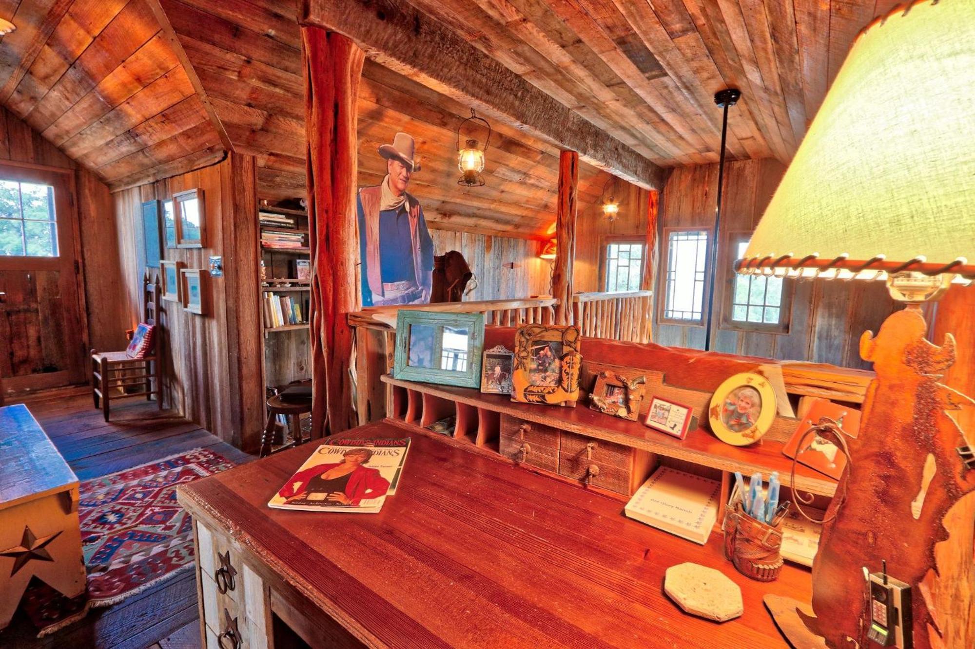 Log Cabin At Old Glory Ranch Wimberley Exteriér fotografie