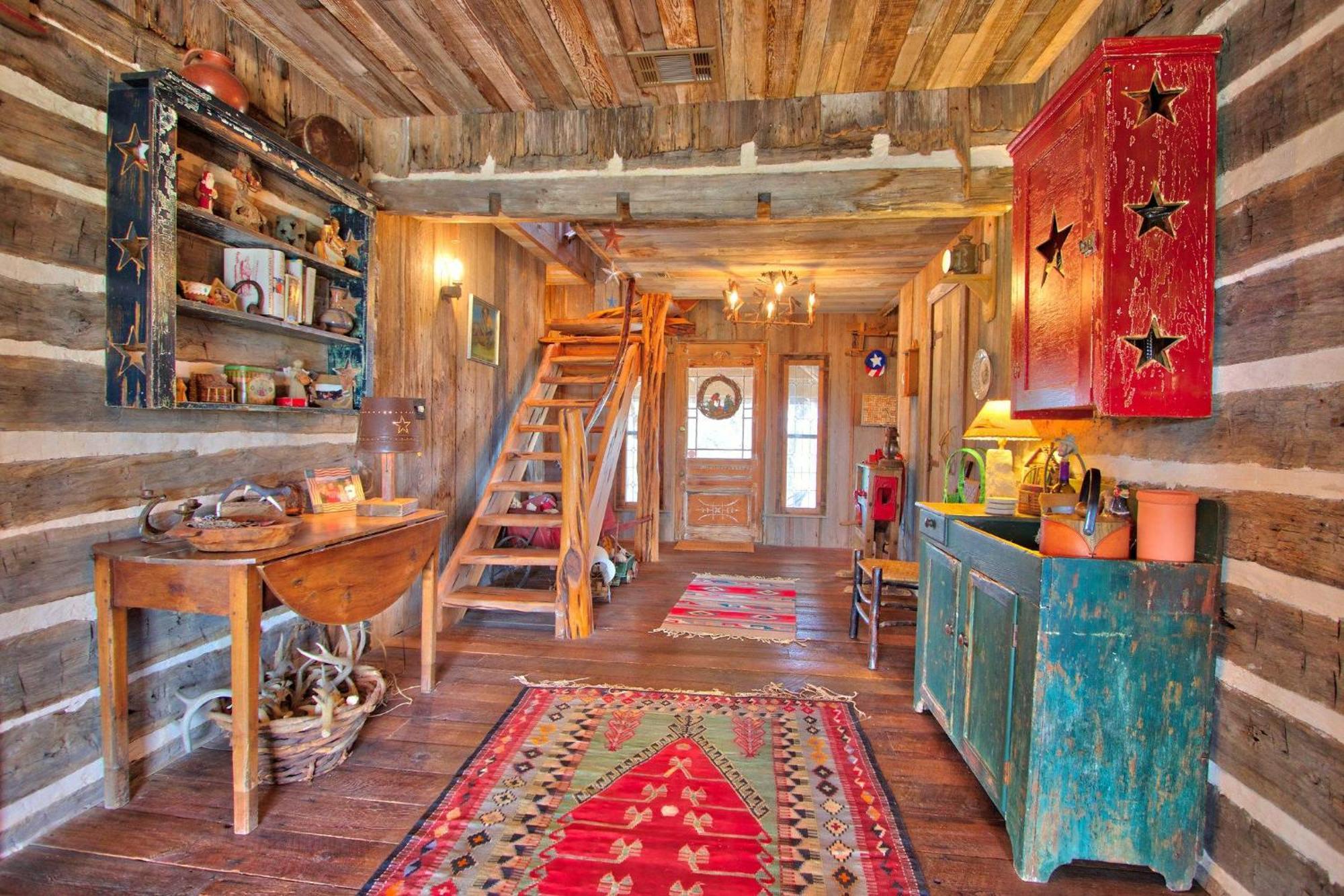 Log Cabin At Old Glory Ranch Wimberley Exteriér fotografie